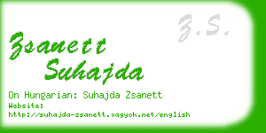 zsanett suhajda business card